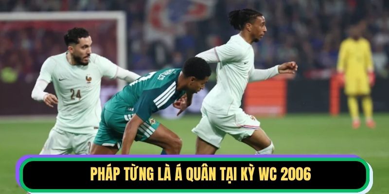 Pháp từng là á quân tại kỳ WC 2006