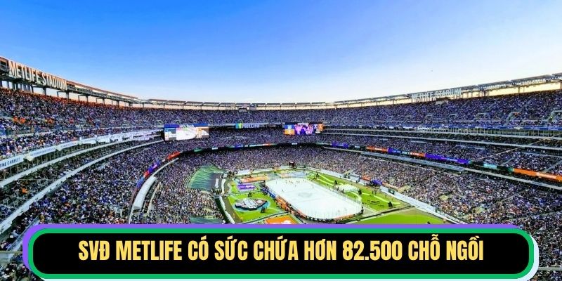 SVĐ MetLife có sức chứa hơn 82.500 chỗ ngồi